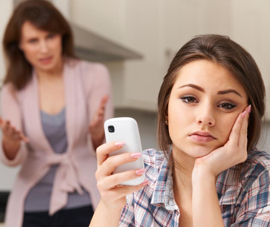 Teenage Girl on Phone