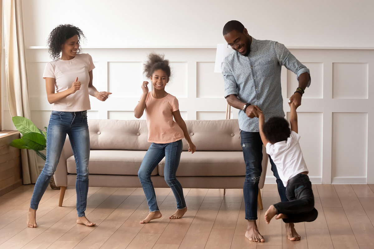 family dancing Get Serious About Fun 