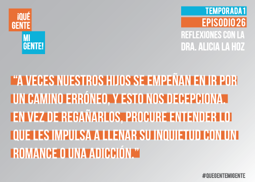 A veces nuestros hijos se empeñan en ir por un camino erróneo y esto nos decepciona. En vez de regañarlos, procure entender lo que les impulsa a llenar su inquietud con un romance o una adicción.