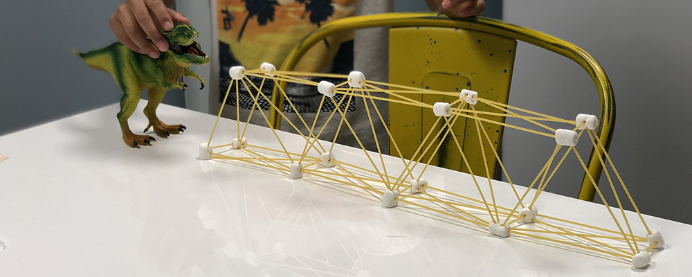 building a marshmallow spaghetti bridge