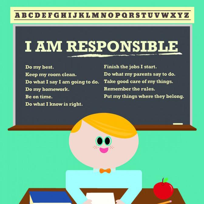 i am responsible poster